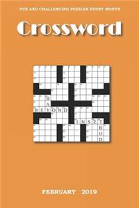 Crossword: February, 2019
