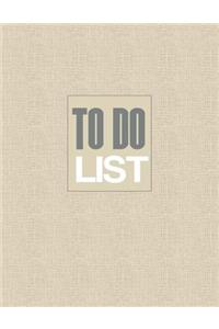 To Do List