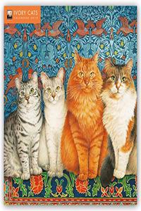 Ivory Cats by Lesley Anne Ivory Wall Calendar 2023 (Art Calendar)