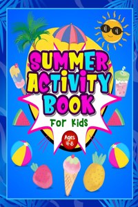 Summer Activity Book for Kids ages 4-8