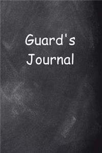 Guard's Journal Chalkboard Design