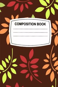 Wide Ruled Composition Notebook