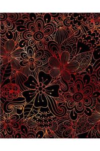 Journal Notebook Flower Pattern 8