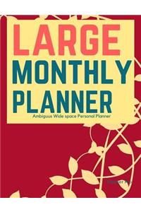 Ambiguus Large Monthly Planner