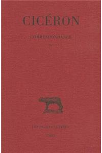 Ciceron, Correspondance