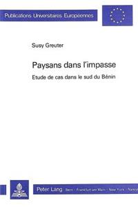 Paysans dans l'impasse