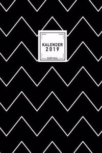 Kalender 2019 A4 Hardcover, Layout Vertikal, Buchkalender Mit Minimalistischem Cover, Januar Bis Dezember 2019