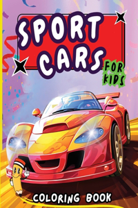 Sport Cars Coloring Book for Kids