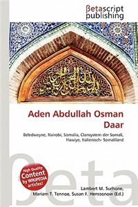 Aden Abdullah Osman Daar
