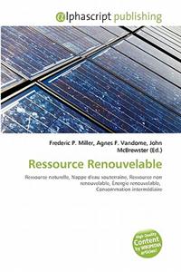 Ressource Renouvelable