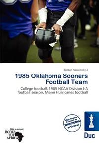 1985 Oklahoma Sooners Football Team