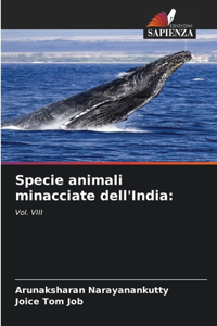 Specie animali minacciate dell'India