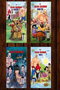 Best of Chacha Chaudhary Comics in English : Set of 4 Comics