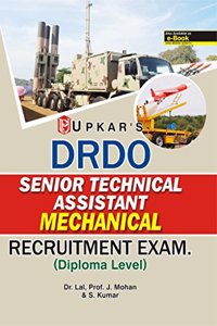 Drdo Senior Technical Assistant Mechanical Recruitment Exam (Diploma Level)