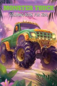 Monster Truck Coloring Book