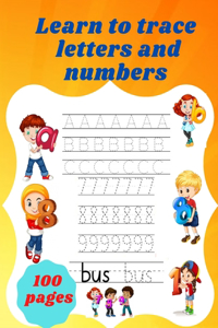 Learn to trace letters and numbers