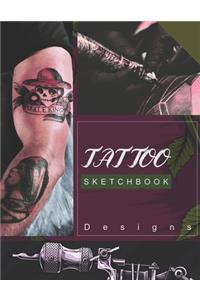 Tattoo Sketchbook Designs for Sketching & Recording - Tattoo Artist Gifts for Women or Men