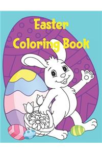 Easter Coloring Book: Bunnies and Chicks Easter Themed Coloring Pages for Kids and Adults