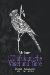 100 afrikanische Vogel und Tiere - Wombat, Schnabeltier, Hase, Hai, andere