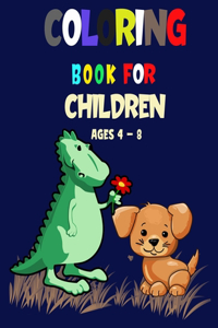 Coloring Book For Children Ages 4 - 8