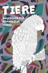 Malbücher für Erwachsene - Mandala - Tiere