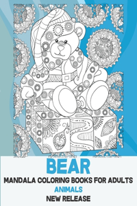 Mandala Coloring Books for Adults New Release - Animals - Bear