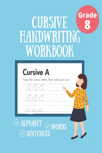 Cursive Handwriting Workbook Grade 8