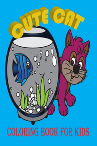 cute cat coloring book for kids