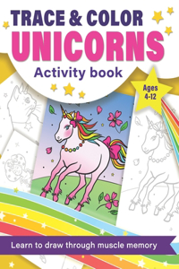 Trace and Color Unicorns