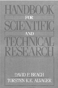 Handbook for Scientific and Technical Research