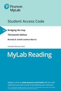 New Mylab Reading with Pearson Etext -- Access Card -- For Bridging the Gap