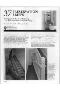 Appropriate Methods for Reducing Lead-Paint Hazards in Historic Housing