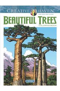 Creative Haven Beautiful Trees Coloring Book