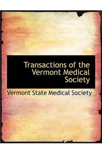 Transactions of the Vermont Medical Society