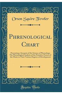 Phrenological Chart: Presenting a Synopsis of the Science of Phrenology; The Phrenological Analysis of the Primitive Powers of the Mind, in Their Various Degrees of Development (Classic Reprint)