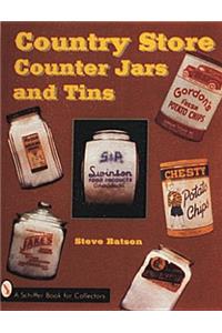 Country Store Counter Jars and Tins