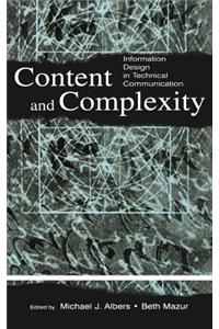 Content and Complexity: Information Design in Technical Communication