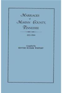 Marriages of McMinn County, Tennessee, 1821-1864