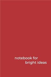 Notebook for Ideas