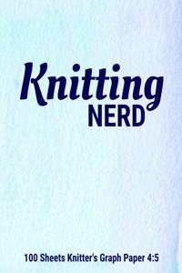 Knitting Nerd Knitter's 100 Sheets Knitter's Graph Paper 4