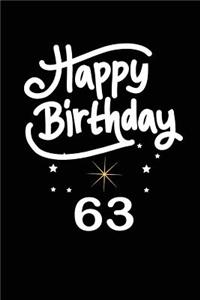 Happy birthday 63