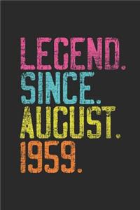 Legend Since August 1959