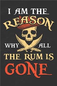 I Am The Reason Why All The Rum Is Gone