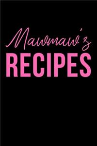 Mawmaw's Recipes