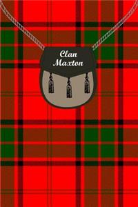 Clan Maxton Tartan Journal/Notebook
