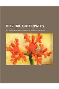 Clinical Osteopathy