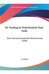 de Voeding in Nederlandsch Oost-Indie