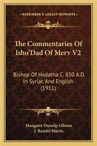 Commentaries of Isho'dad of Merv V2