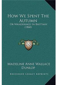 How We Spent the Autumn