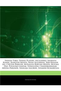 Articles on Indian Table Tennis Players, Including